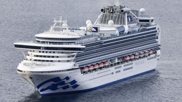 Kapal Pesiar Diamond Princess/dok.Kyodo News via AP