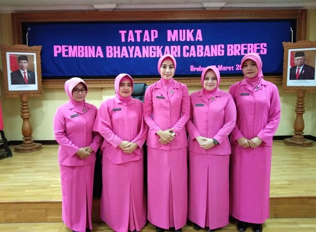 Pengurus Bhayangkari Polres Brebes/ist