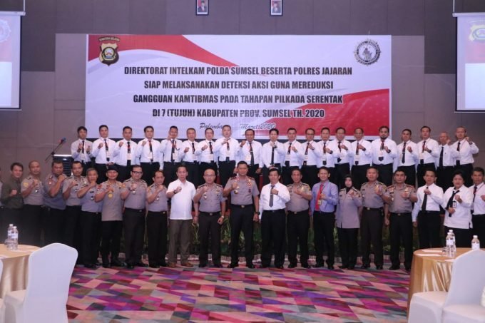 Rakernisi Fungsi Intelkam 2020 di Ballroom Hotel Zuri Palembang, Kamis (12/3/2020)/ist