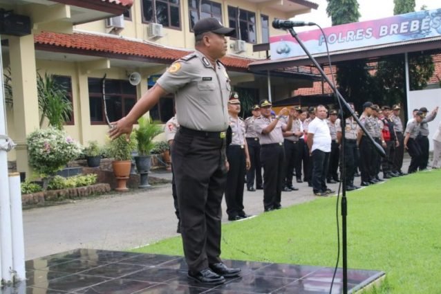 Senam AW S3 di Mapolres Brebes/ist