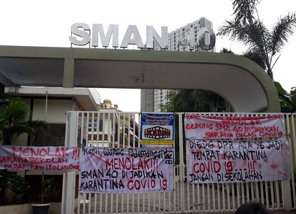 SMAN 40 Jl. Budi Mulia Utara Pademangan Barat Jakarta Utara/Foto: istimewa