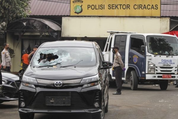 Suasana Polsek Ciracas, Jakarta Timur - Foto: Antara