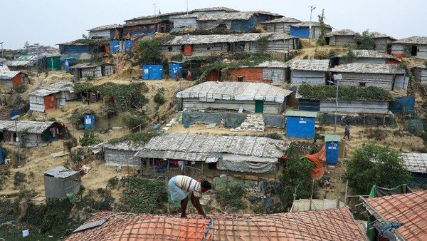 Ilustrasi -- Kamp pengungsi Rohingya di Bangladesh (REUTERS/Mohammad Ponir Hossain/File Photo)