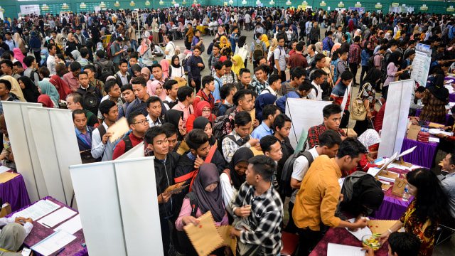 Job Fair Dinas Tenaga Kerja (Disnaker) tahun lalu - Foto: ANTARA