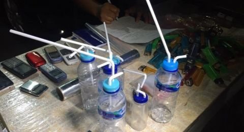 Barang bukti terkait peredaran narkoba jenis sabu yang ditemukan polisi di kampung boncos. (istimewa)