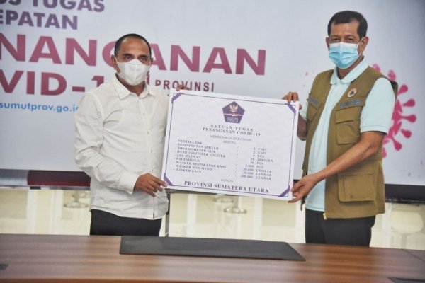 Penanganan COVID-19 di Sumatra Utara mendapat pujian dari  Tim Taskforce Kementerian Kesehatan.
