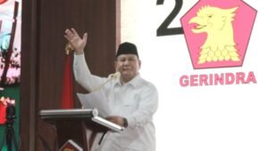 Prabowo Subianto merayakan HUT Partai Gerindra