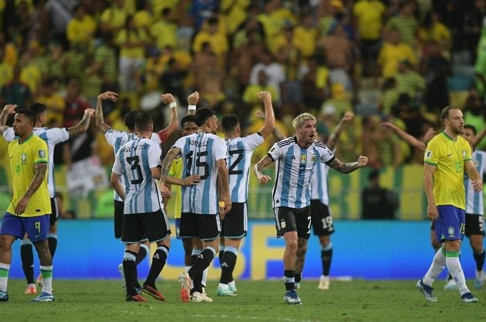 Jerman menang adu penalti lawan Argentina dan lolos ke final Piala Dunia U-17 2023. (ANTARA FOTO/MOHAMMAD AYUDHA)