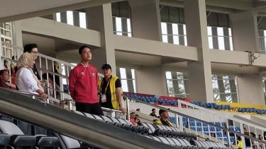 Wali Kota Solo, Gibran Rakabuming Raka saksikan laga grup B Piala Dunia U-17 Sumber : VIVA