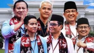 Hasil Survei Capres Pilpres 2024.