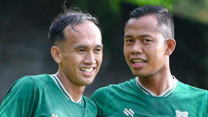 Pemain PSMS Medan dalam sesi latihan jelang pertandingan menghadapi Semen Padang FC yang akan digelar di Stadion Baharoeddin Siregar, Jumat (1/12/2023) 