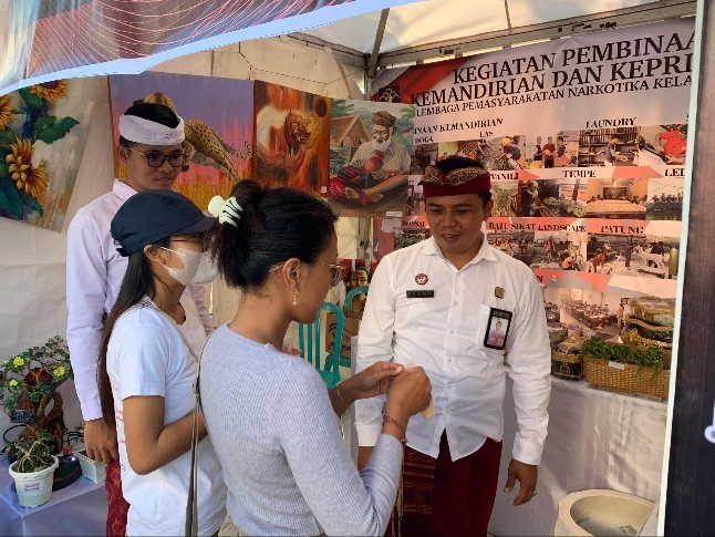 Karya Warga Binaan Lapastik Ikut Pameran HUT ke-820 Kabupaten Bangli