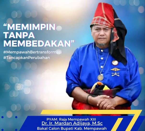 Raja Mempawah Mardan Adijaya Maju Pilkada, Ketua Umum LSM Gempita: Siap Dukung Rajaku