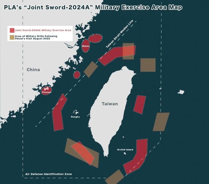Taiwan Kecam Keras Latihan Militer Tiongkok