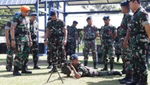 Cek Kesiapan Tempur, Danlanud Husein Sastranegara Inspeksi Gudang Senjata