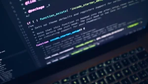 Pemrograman PHP menggunakan Visual Studio.