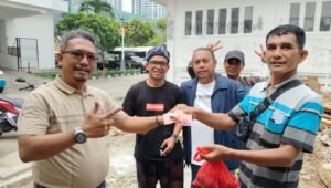 Iduladha 1446 H, PWI Pokja Wali Kota Jakbar Sembelih 3 Ekor Kambing Kurban