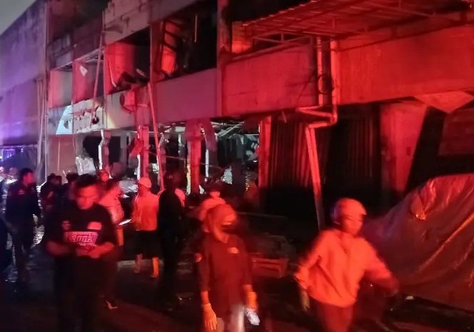 Ledakan di Pasar Cimanggis Ciputat, 5 Ruko Rusak, Penyebab Masih Diselidiki