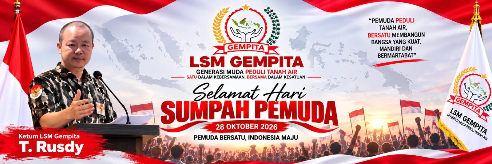 Selamat Hari Sumpah Pemuda 28 Oktober 2026 - LSM Gempita